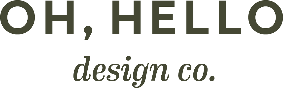 OH, HELLO stacked - green